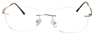 Women Urban Eyeglasses : Bethel - Gold Black - SpecSMART Eye Clinic (Front View)
